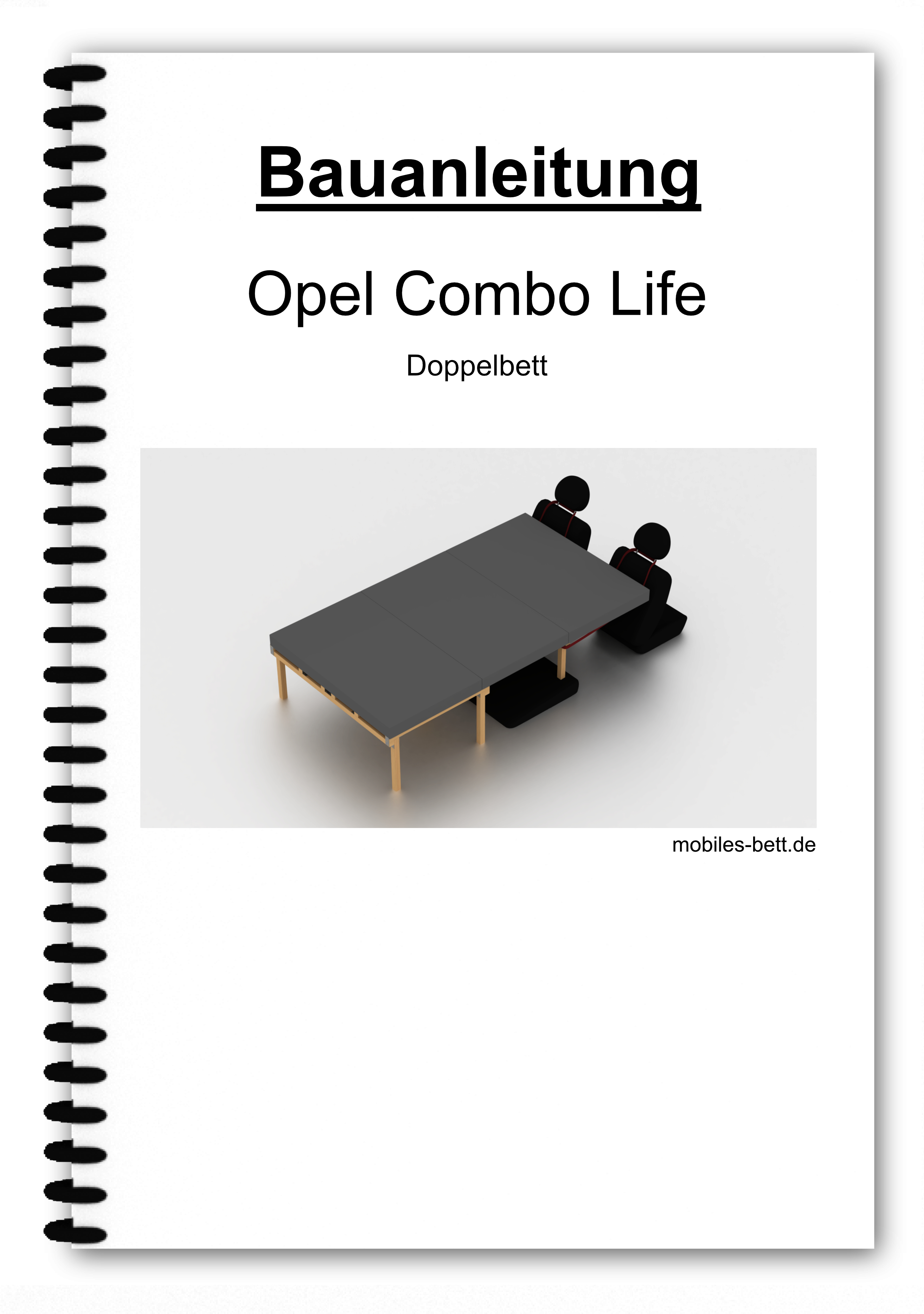 Bauanleitung - Opel Combo Life Kombibett
